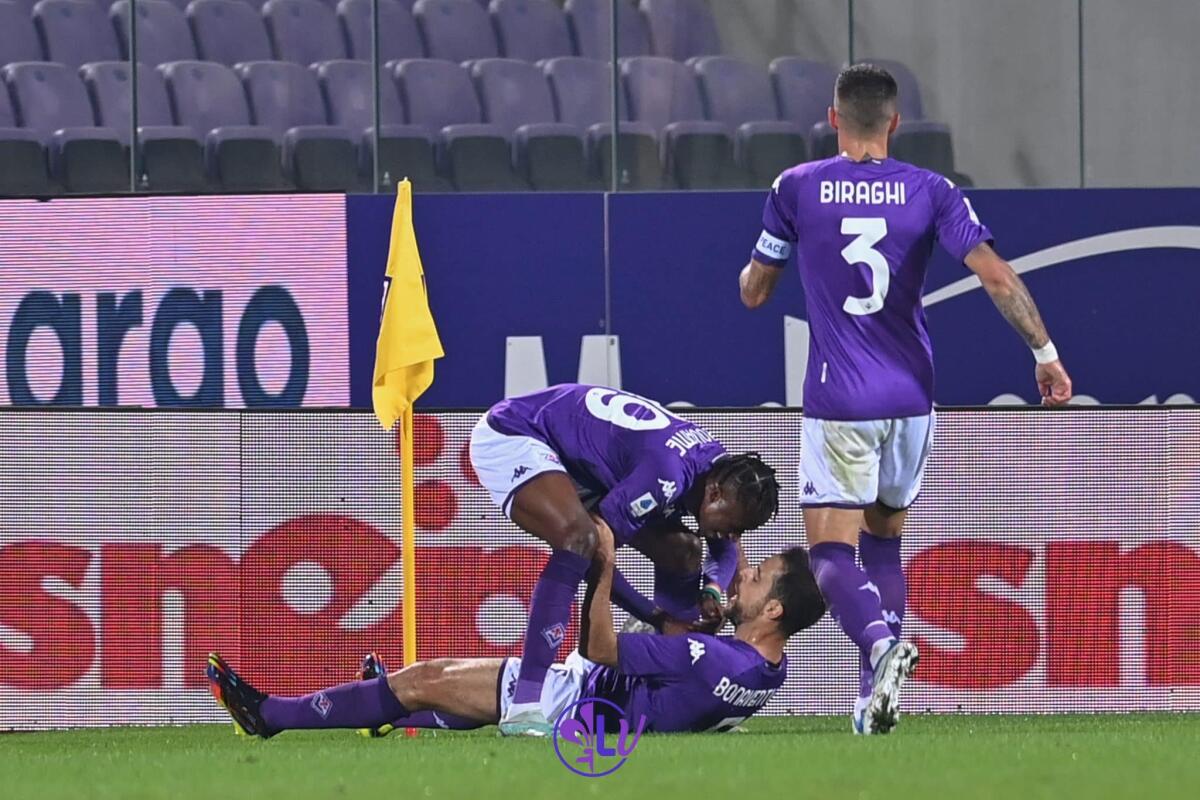 Corriere Fiorentino: “Bonaventura è il nuovo leader, forma ritrovata e gol alla “Torreira”” - Esultanza Giacomo Bonaventura (ACF Fiorentina)