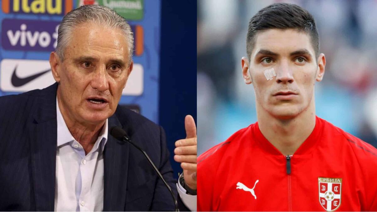 Il Ct del Brasile Tite attacca Milenkovic dopo lo scontro con Neymar: "C'è chi gioca solo per far male" - 