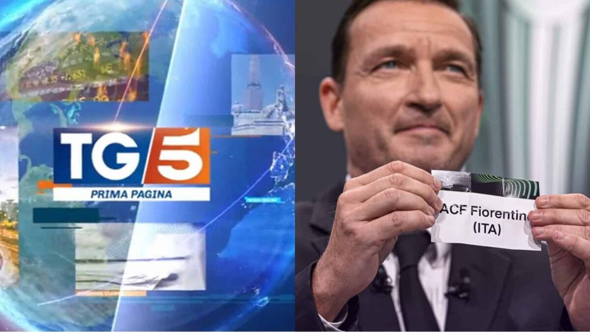 Vergogna Tg5, snobba e oscura la Fiorentina: cita tutte le partite europee tranne i viola. Il video - 