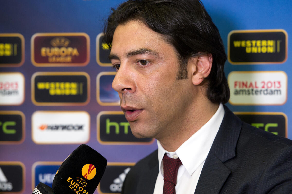 Rui Costa: "Ho grande nostalgia della Fiorentina, mi è entrata nel cuore con una potenza tremenda" - NYON, SWITZERLAND - APRIL 12:  Rui Costa of SL Benfica looks on during an interview after to the UEFA Champions League and UEFA Europa League semi-final and final draws at the UEFA headquarters on April 12, 2013 in Nyon, Switzerland.  (Photo by Harol