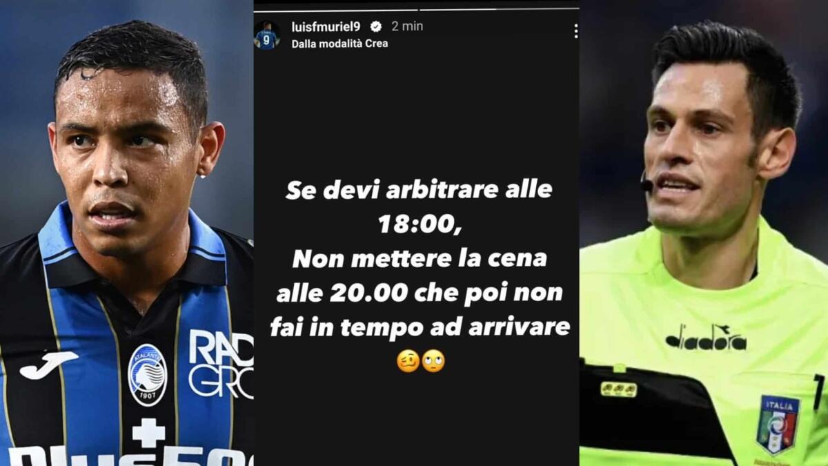 Muriel contro Mariani: "Se devi arbitrare alle 18 non mettere la cena alle 20 che poi non arrivi in tempo" - 