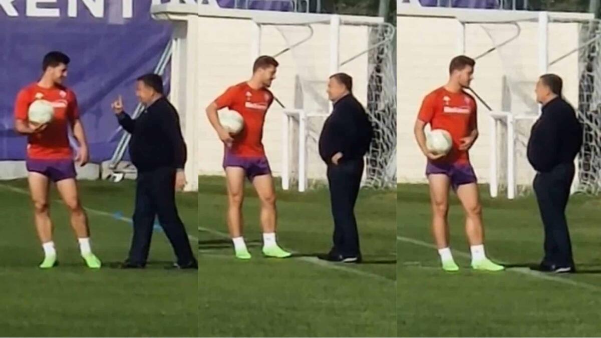 (VIDEO): il confronto tra Barone e Jovic dopo le parole di ieri del serbo. Sorrisi e clima disteso - 