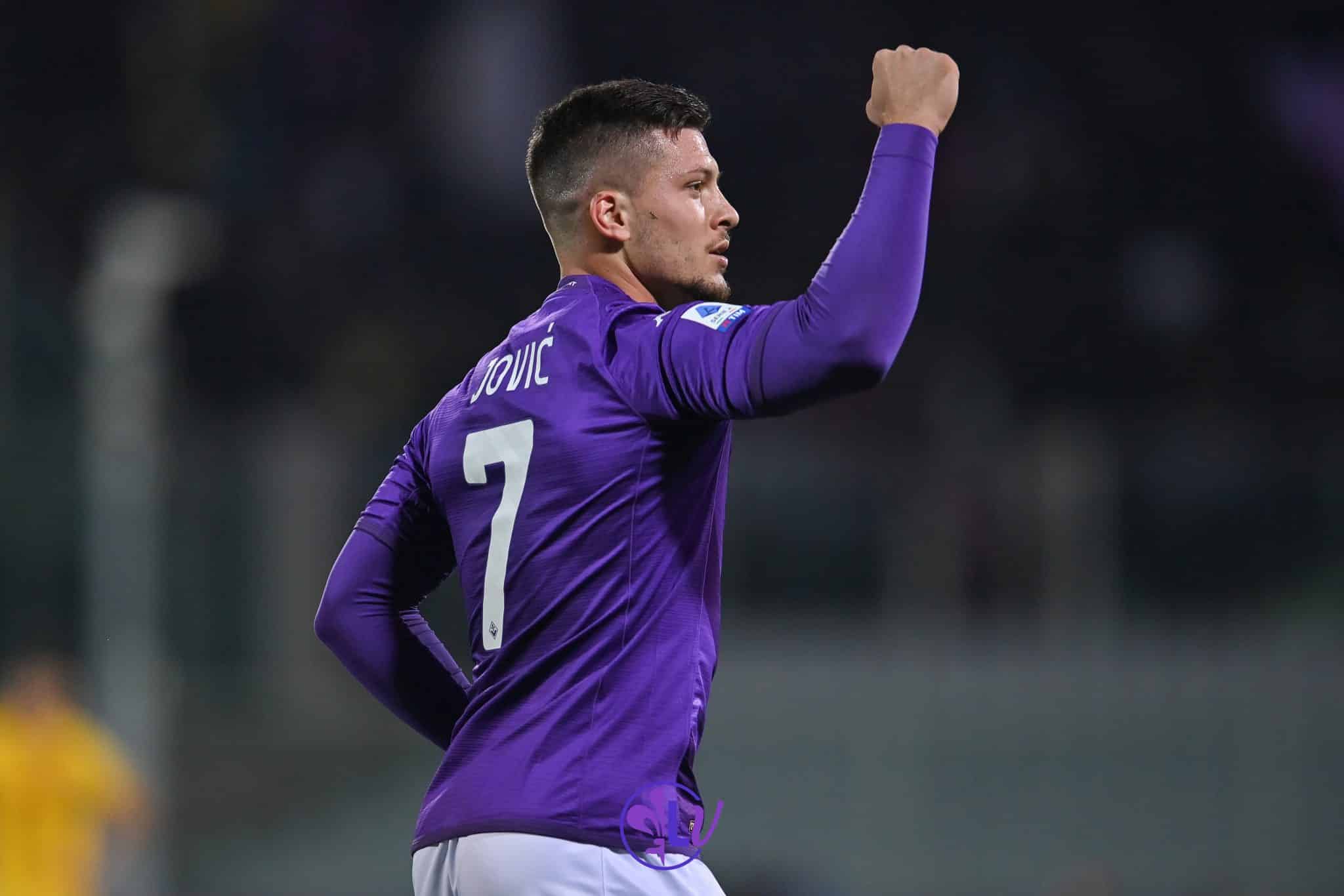Esultanza Luka Jovic (ACF Fiorentina)