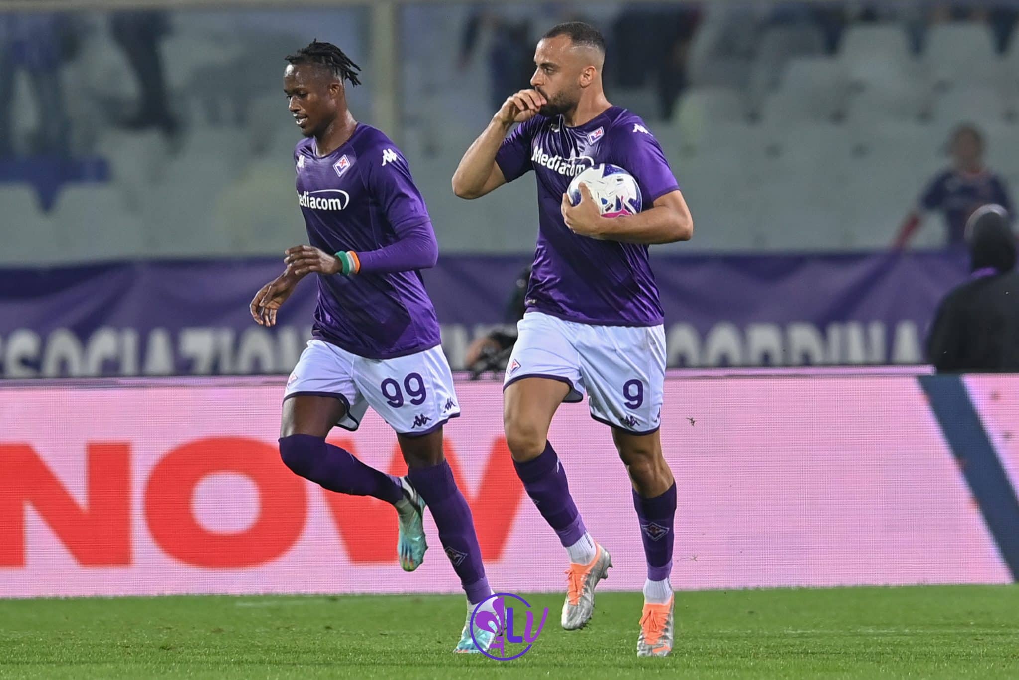 Esultanza Arthur Cabral (ACF Fiorentina)