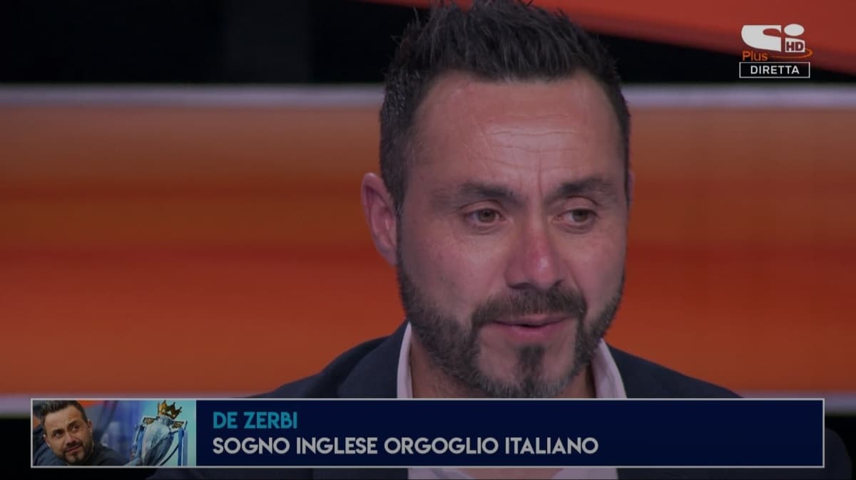 De Zerbi smaschera Gattuso: "Andato a terra per essere stato colpito da bottiglietta vuota di plastica"