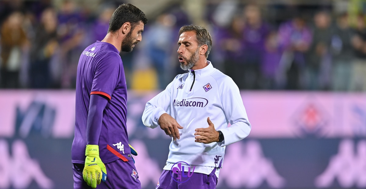 Pietro Terracciano (ACF Fiorentina) e il nuovo preparatore dei portieri