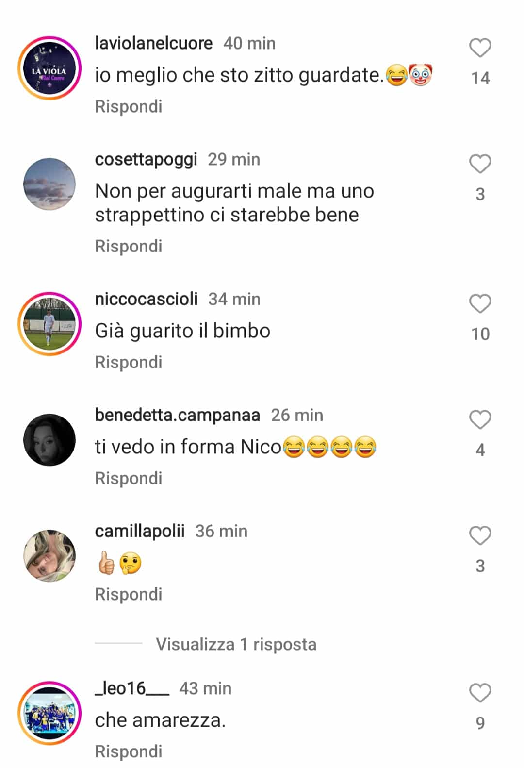 I tifosi della Fiorentina massacrano Nico Gonzalez sotto la sua foto con l'Argentina, offese e insulti