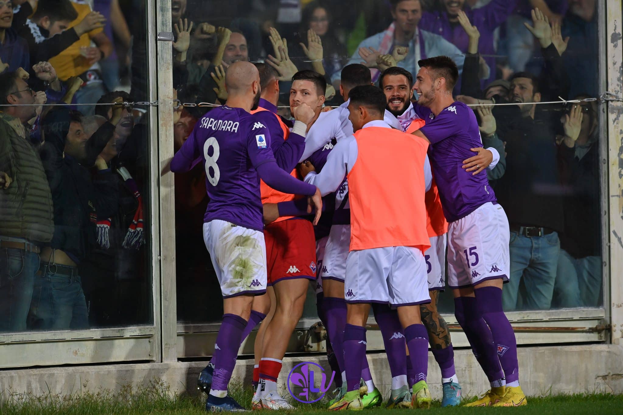 Esultanza ACF Fiorentina
