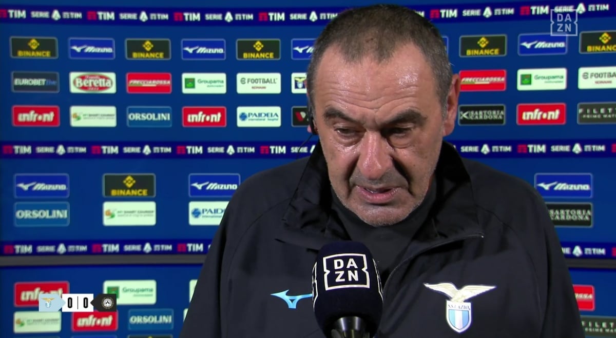 Sarri non l'ha presa benissimo: "Fossi in Lotito non la giocherei nemmeno la Conference League"