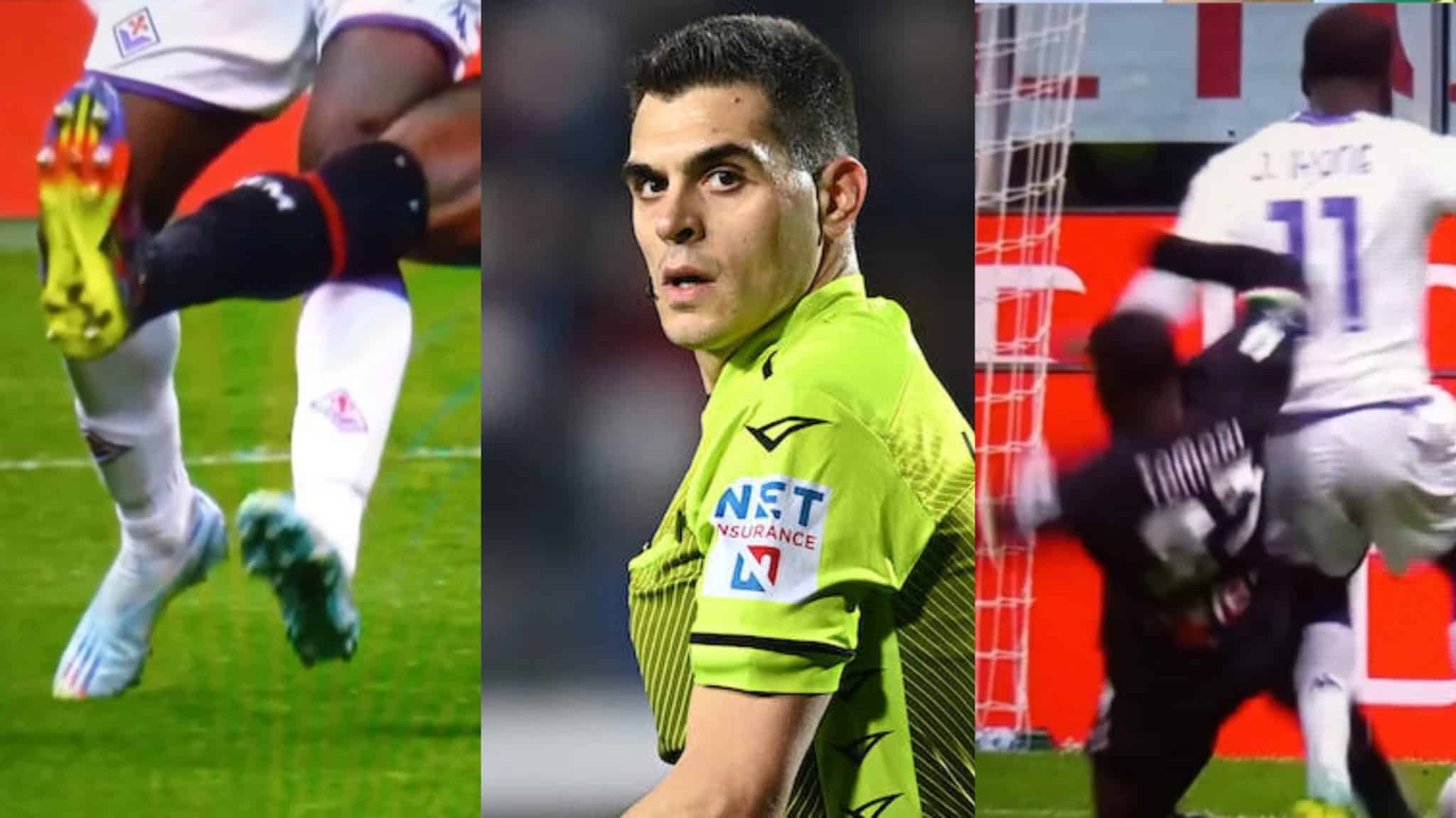 Moviola Gazzetta: “Ikone-Tomori, il francese allarga la gamba. Su Terracciano no fallo di Rebic”