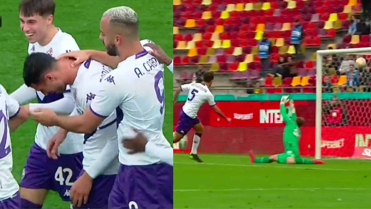 Mandragora da fuori, Bonaventura su assist di Cabral dopo grande azione di Ikonè. Fiorentina batte Borussia 2-0 - 