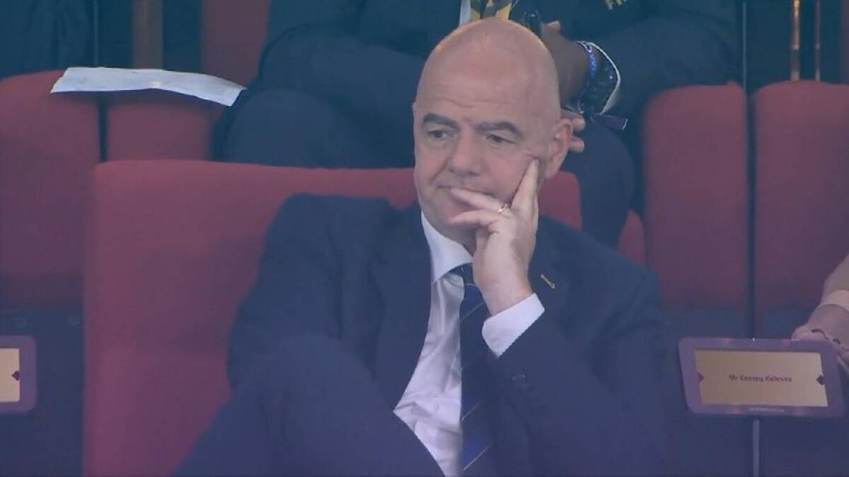 Infantino sempre presente ad ogni partita, se si gioca allo stesso orario prende l'elicottero all'intervallo - 