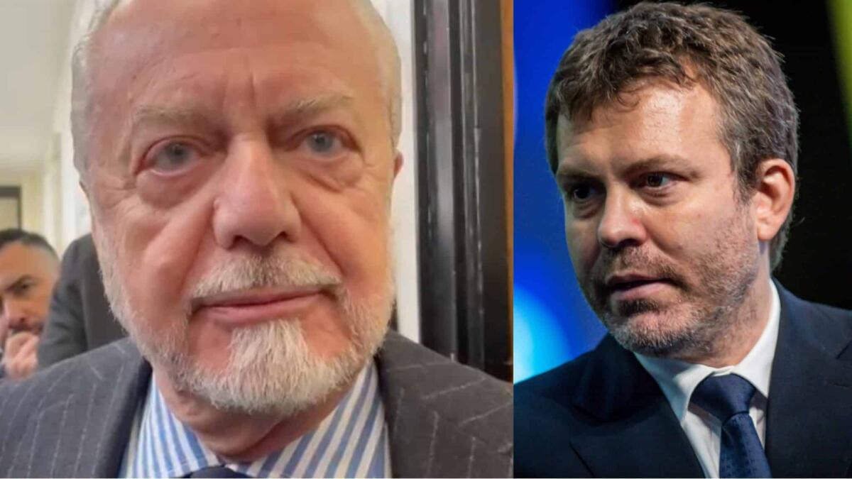 De Laurentiis attacca Casini davanti alle telecamere: "È uno schiavo di Lotito, è schiavo!" - 