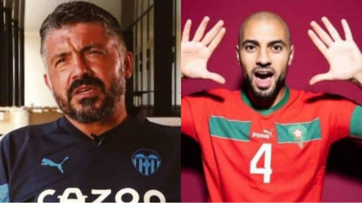 Gattuso pazzo di Amrabat: "Da tempo non vedevo giocatore come me, al Mondiale mi ha commosso" - 