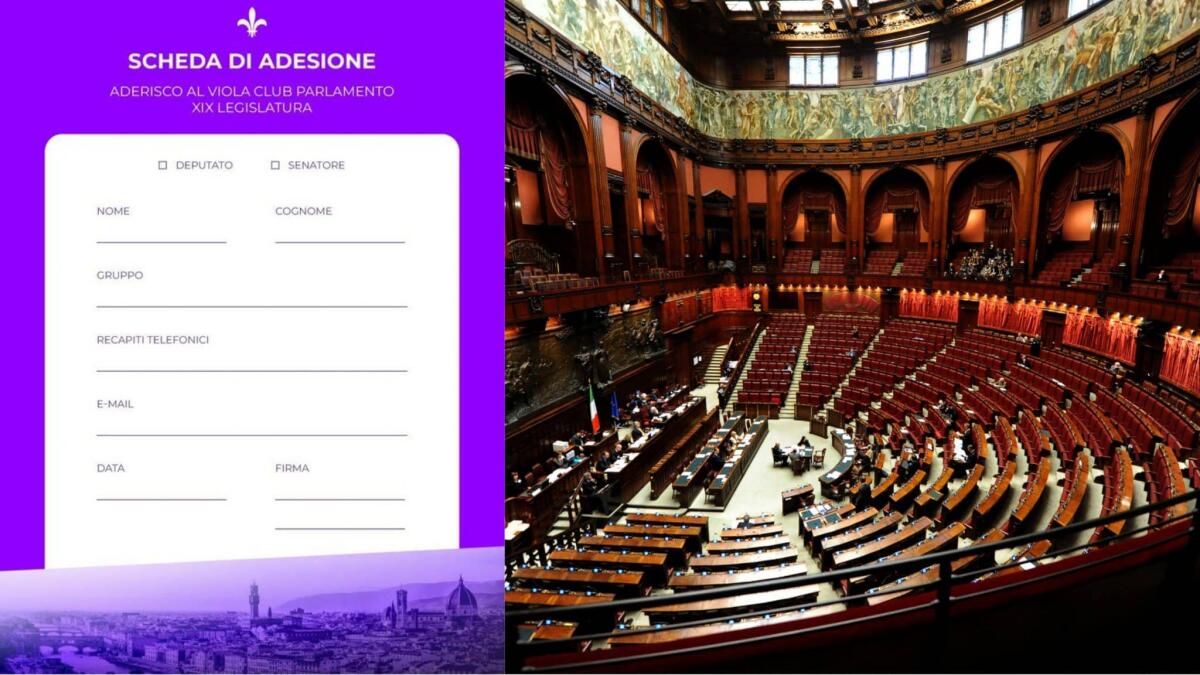 Nasce il Fiorentina Club Montecitorio: il logo riporta il giglio di Firenze, aperto a deputati e senatori - 