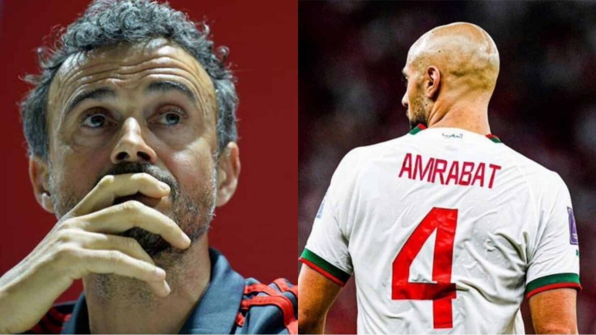 Luis Enrique confessa: "Amrabat è il giocatore che mi ha impressionato di più in questo mondiale" - 