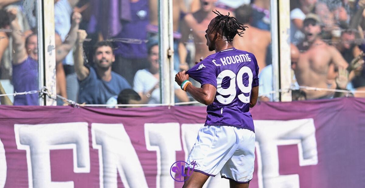 Kouamè: "Il gol alla Juve mi ha liberato, ho dimostrato di essere un giocatore da Serie A" - Firenze, stadio A.Franchi, 03.09.2022, Fiorentina-Juventus, foto Lisa Guglielmi. Copyright Labaroviola.com
