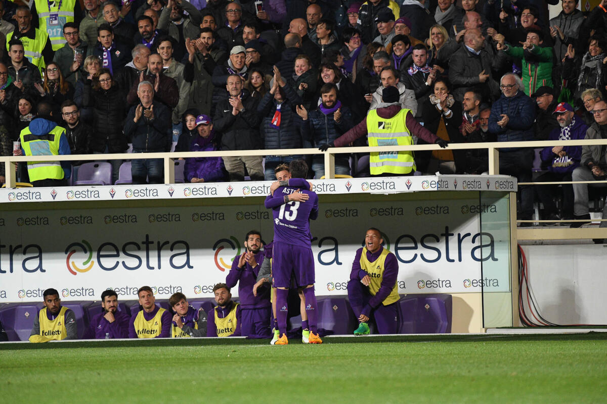 Bernardeschi: "La morte di Astori è stata un trauma, era il mio migliore amico. Ho il 13 tatuato" - Firenze, stadio Artemio Franchi, 22.04.2017, Fiorentina-Inter, Foto Fiorenzo Sernacchioli. Copyright Labaroviola.com