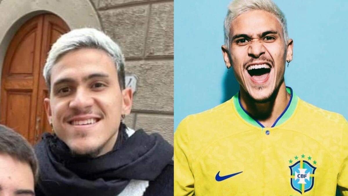 Pedro, l'ex calciatore della Fiorentina reduce dal Mondiale con il Brasile è in vacanza a Firenze - 