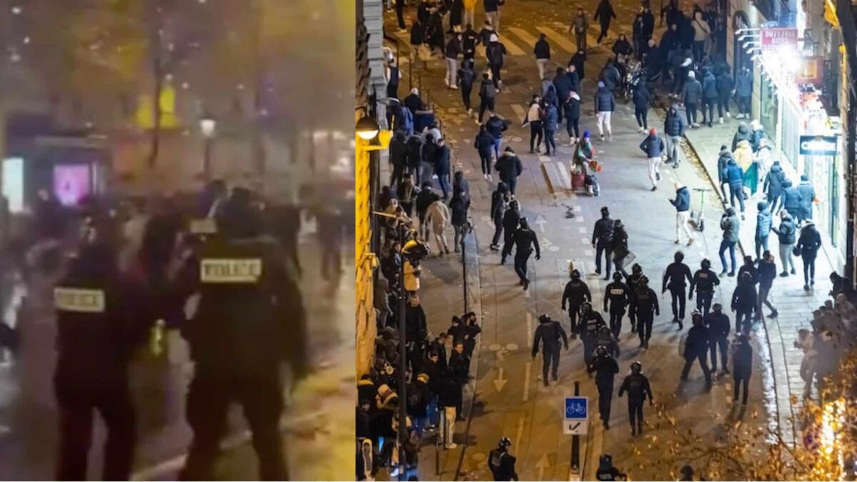 I francesi non hanno preso bene la sconfitta contro l'Argentina: Scontri violenti contro la polizia - 