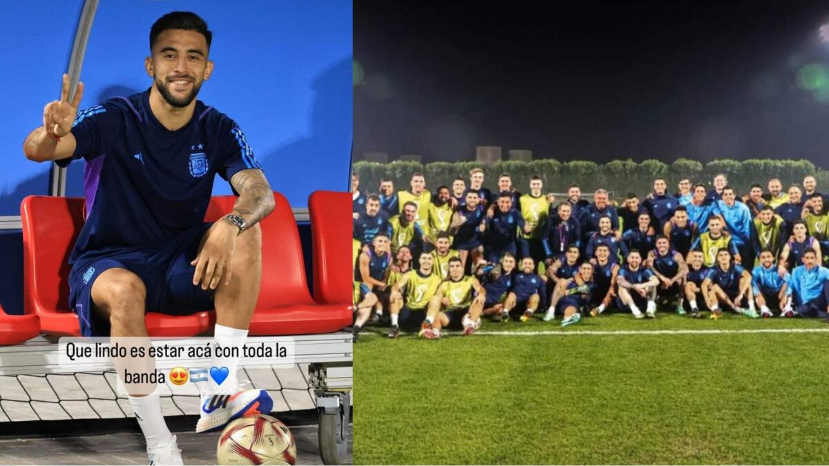 Nico Gonzalez è in Qatar con l'Argentina per la finale: "Che bello essere qui con tutta la banda" - 