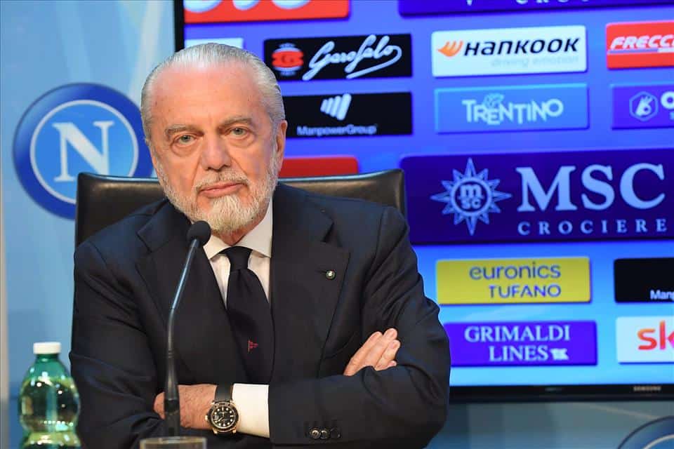 De Laurentiis attacca Casini davanti alle telecamere: "È uno schiavo di Lotito, è schiavo!"