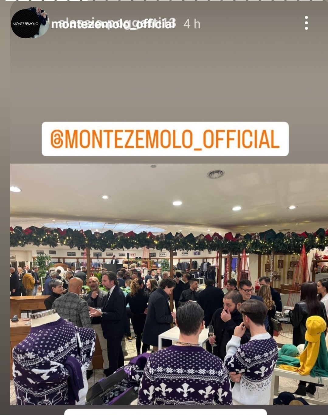 Festa di Natale della Fiorentina con Montezemolo: presenti Italiano, Venuti e Biraghi