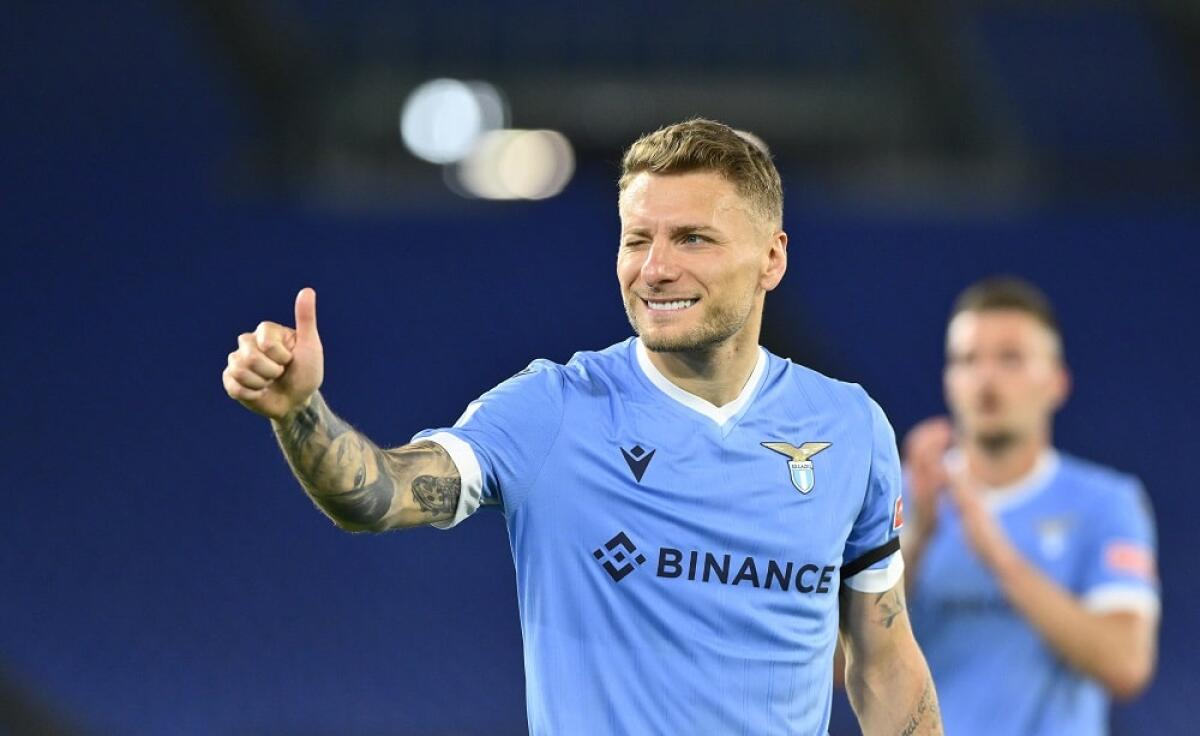 Migliorano le condizioni di Immobile, potrebbe esserci per la gara contro la Fiorentina - Photo LiveMedia/Domenico Cippitelli
Rome, Italy, May 07, 2022, italian soccer Serie A match
SS Lazio vs UC Sampdoria
Image shows:
Ciro Immobile of SS LAZIO during the 36th day of the Serie A Championship between S.S. Lazio vs  of U.C. Sampdoria on 7t