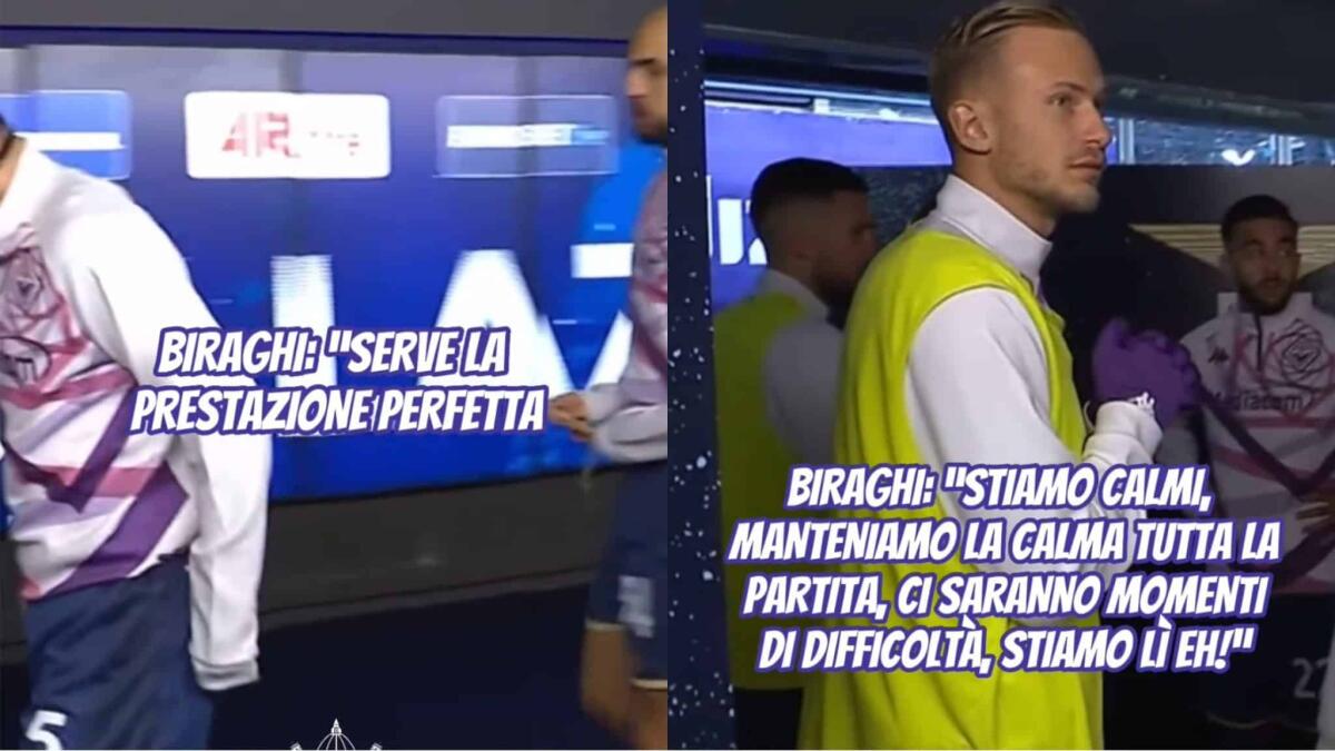 Il discorso di Biraghi prima della partita: "Ci saranno momenti di difficoltà ma manteniamo la calma" - 
