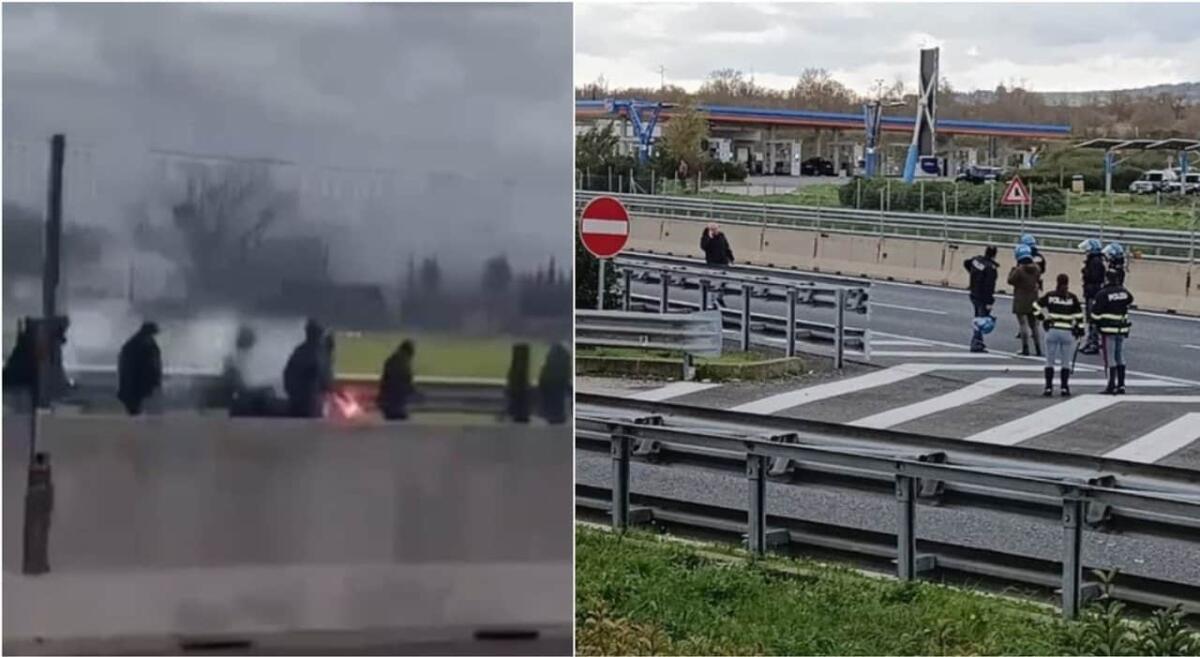 Testimonianza di chi era bloccato in autostrada per gli scontri: "Scesi dall'auto per capire, sono imbecilli" - 