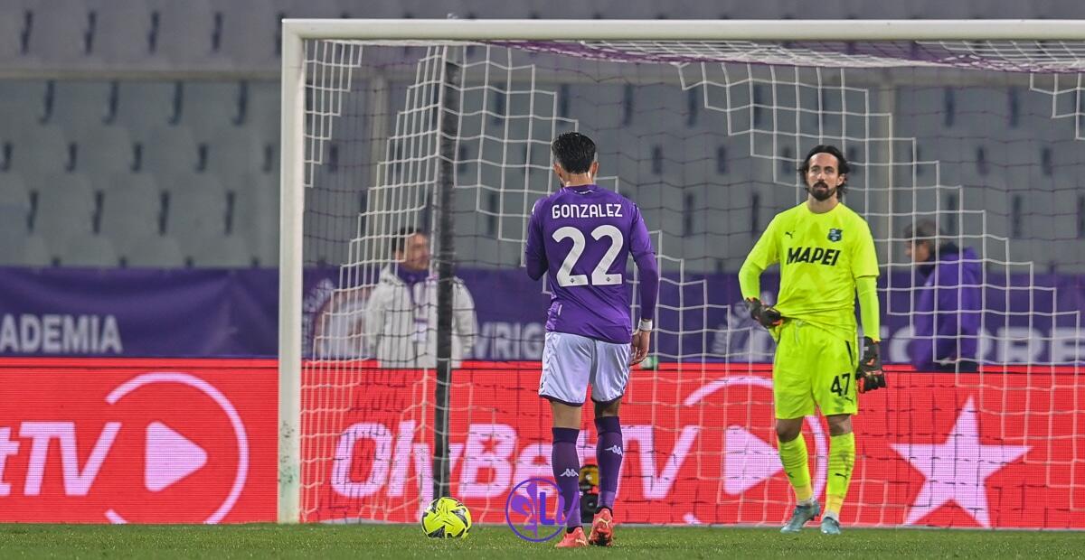Vittoria non meritata, ma sono queste le partite da vincere. Gonzalez salva faccia e risultato - Firenze, stadio A.Franchi, 07.01.2023, Fiorentina-Sassuolo, foto Lisa Guglielmi. Copyright Labaroviola.com