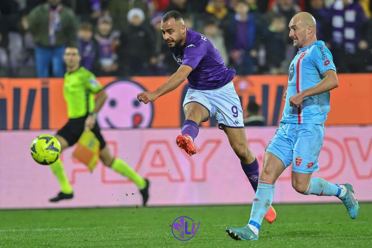 Non basta Cabral ai viola, al Franchi Fiorentina-Monza finisce 1-1. Non un buon inizio di 2023 - Gol di Arthur Cabral (ACF Fiorentina)