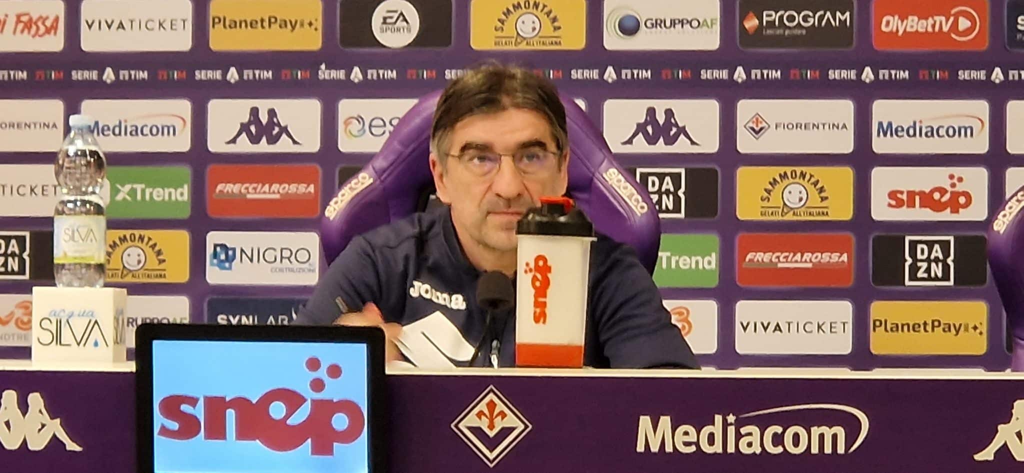 Juric: "Nel secondo tempo non abbiamo preso gol da una grande Fiorentina con grandi giocatori"