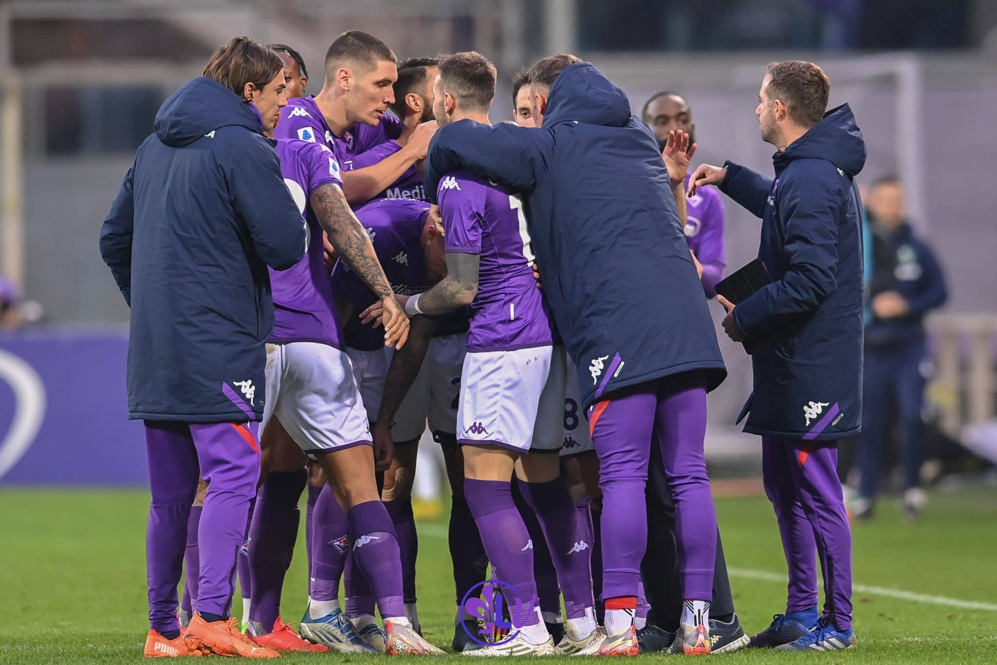 Esultanza ACF Fiorentina