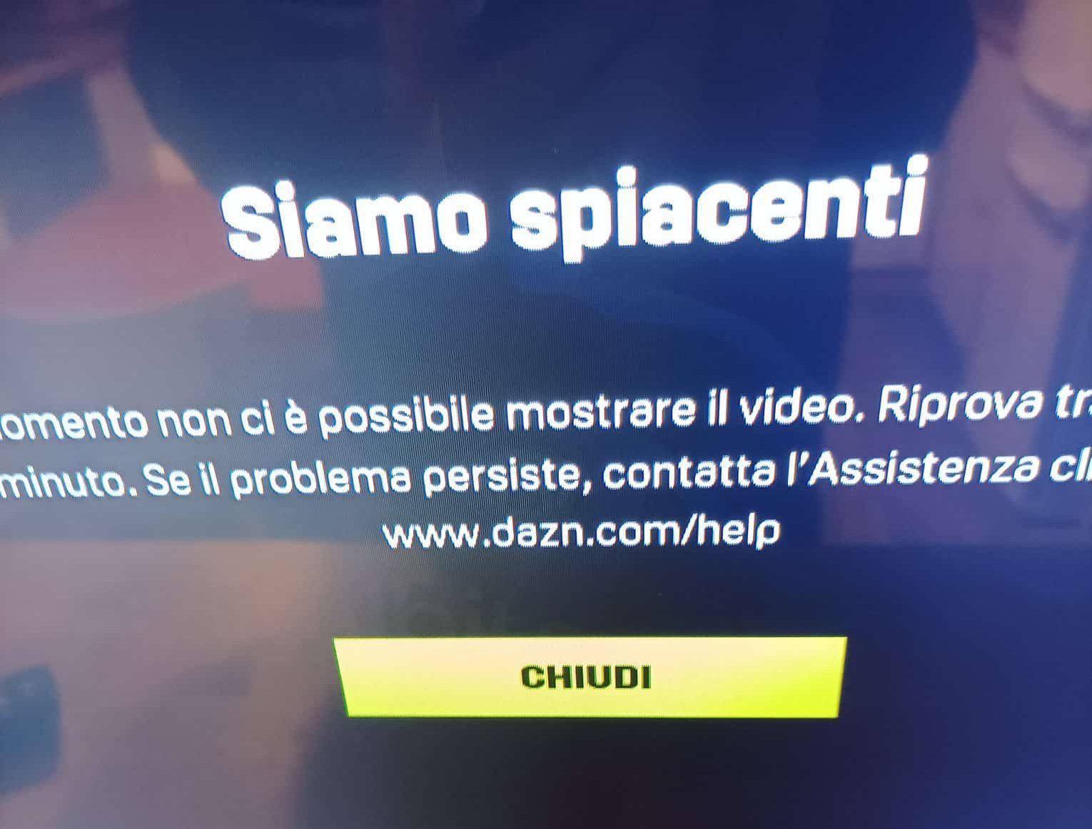 Dazn chiede scusa: "Il problema non dipende da noi, verrà rimborsato chi ha avuto problemi"