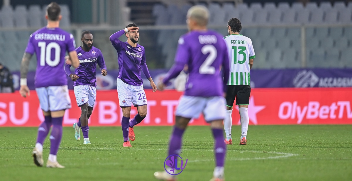 Firenze, stadio A.Franchi, 07.01.2023, Fiorentina-Sassuolo, foto Lisa Guglielmi. Copyright Labaroviola.com