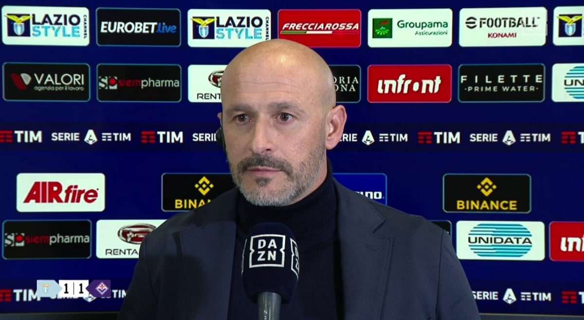 Italiano: "Prestazione di alto livello, potevamo vincerla con Milenkovic. Tornato al 4-3-3 per Barak"