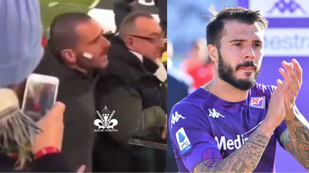 VIDEO, Bonucci grida contro Venuti dopo il gol annullato alla Fiorentina: "Stai seduto Venuti" - 