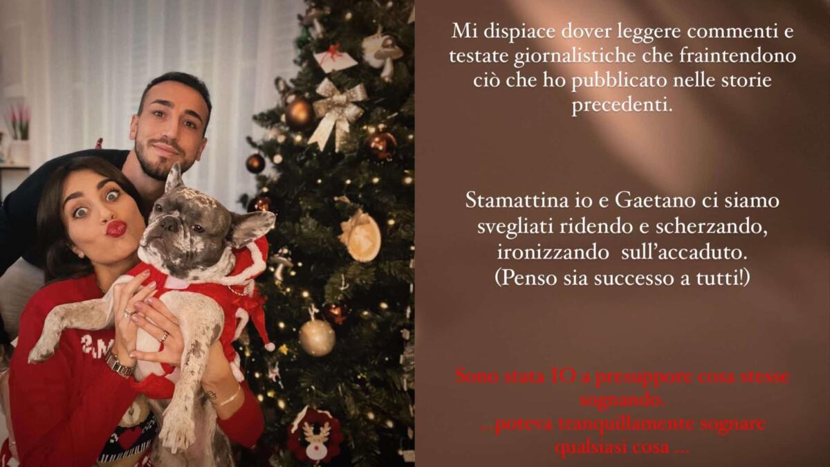 La moglie di Castrovilli fa chiarezza: "Sono stata fraintesa, non so che cosa abbia sognato" - 