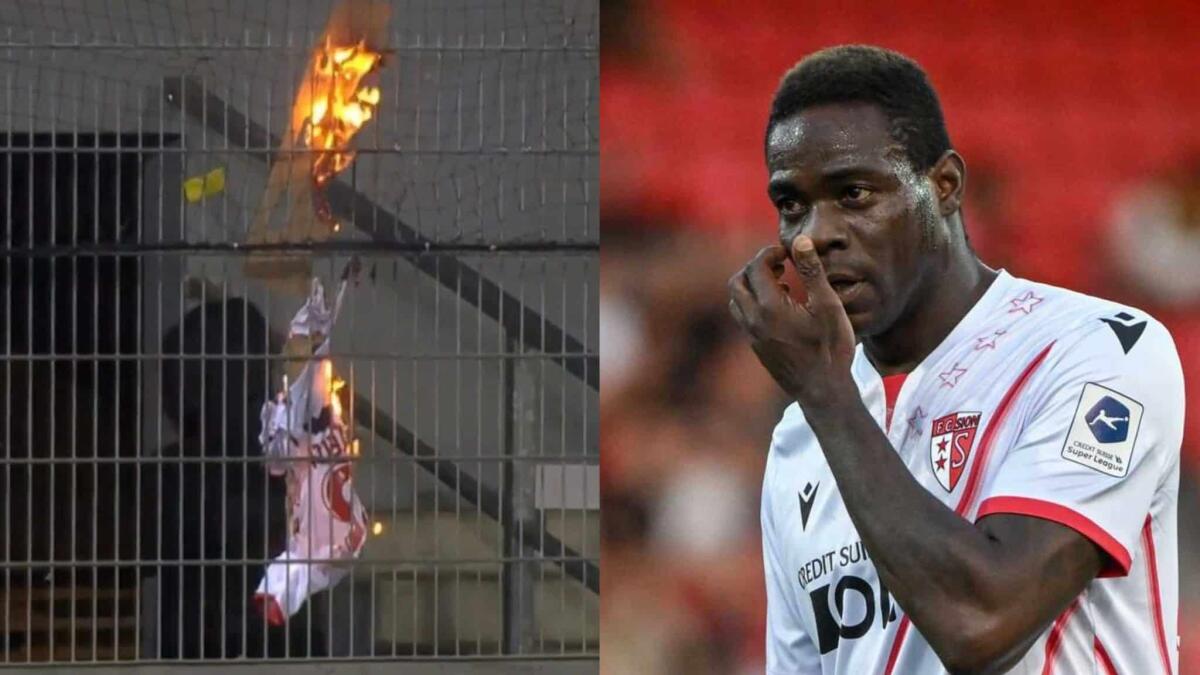 Balotelli nella bufera a Sion. I tifosi bruciano la maglia: "Impegnati e onora la maglia o vattene" - 