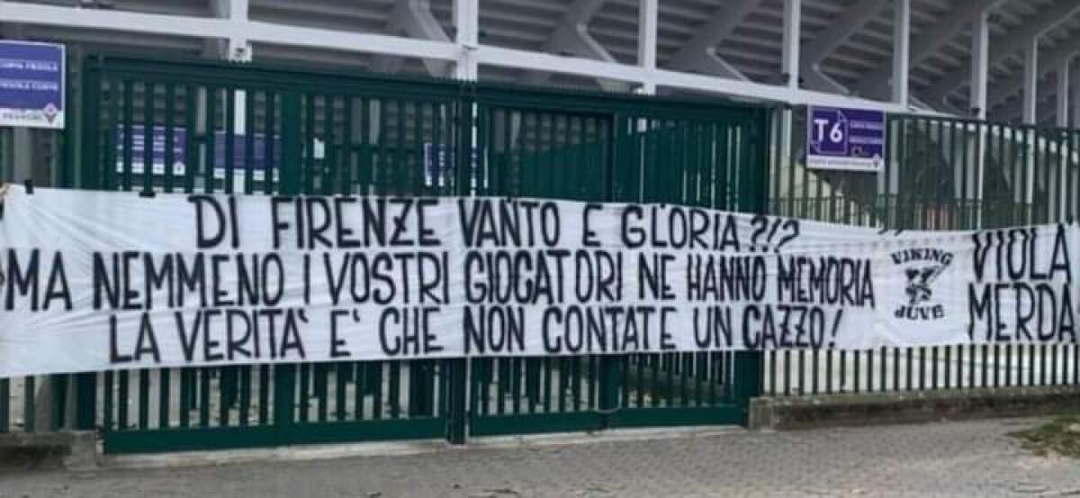 Repubblica, striscione provocatorio contro la Fiorentina: il Tar della Toscana annulla il Daspo - 