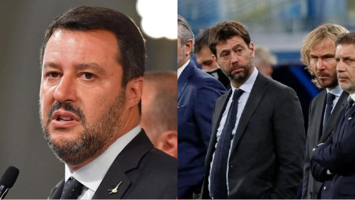Salvini sta con la Juventus: "Per fare plusvalenze bisogna essere in due ma si punisce solo un club" - 