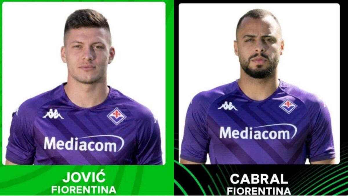Conference League, Jovic candidato come giocatore della settimana e Cabral per il gol più bello - 