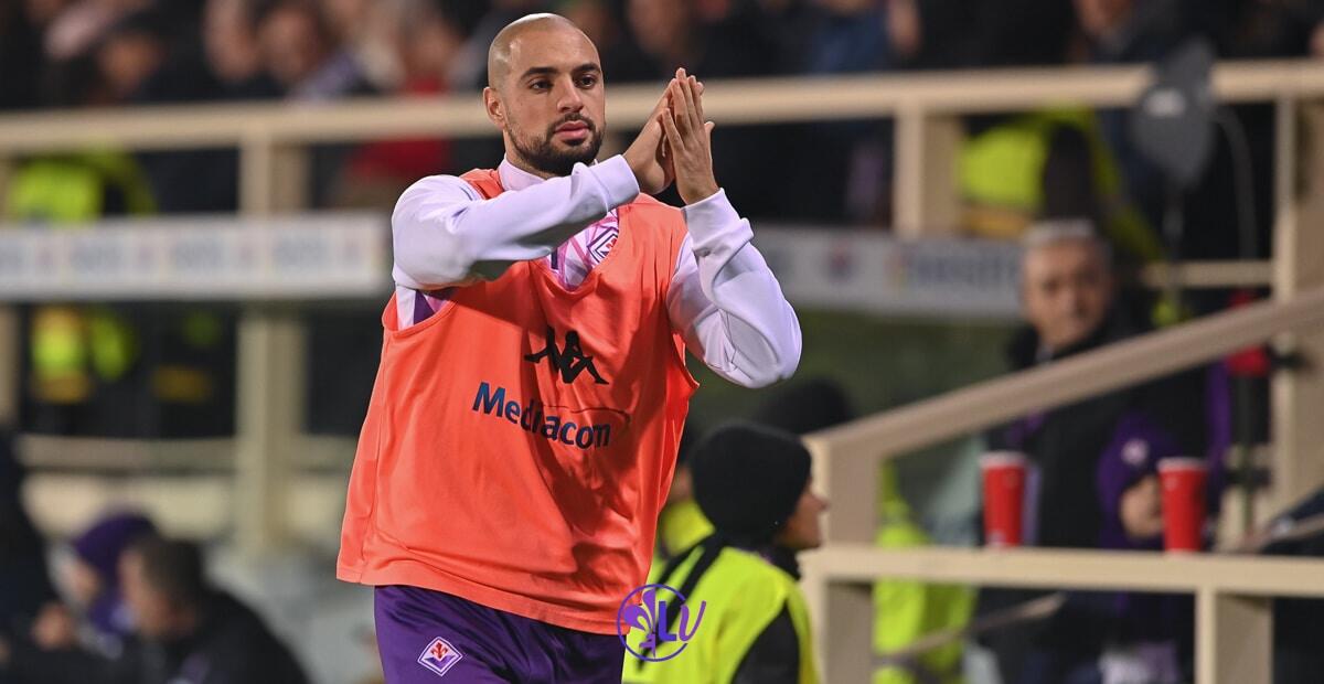 La Fiorentina ha perdonato Amrabat, la Curva Fiesole no: fischi per il centrocampista appena in campo - Firenze, stadio A.Franchi, 04.01.2023, Fiorentina-Monza, foto Lisa Guglielmi. Copyright Labaroviola.com