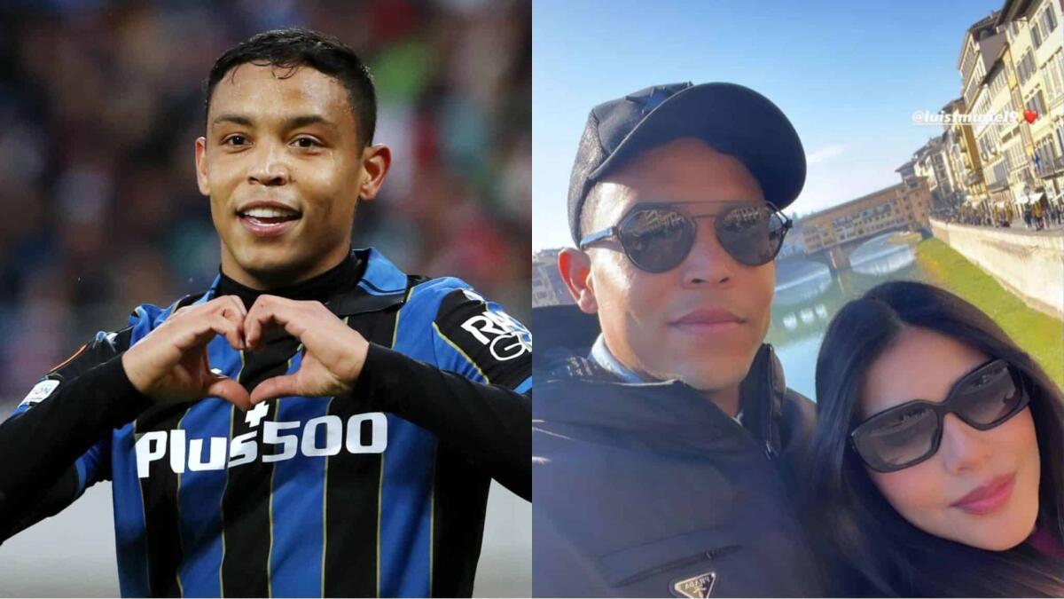 Luis Muriel a Firenze nel suo giorno libero, il centravanti dell'Atalanta ancora molto legato alla città - 
