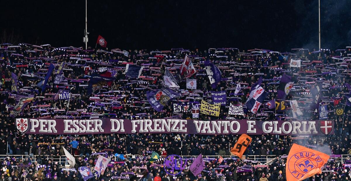 Altro che contestazione, il tifoso della Fiorentina non abbandona la squadra, sarà esodo in Portogallo - Firenze, stadio A.Franchi, 21.01.2023, Fiorentina-Torino, foto Lisa Guglielmi. Copyright Labaroviola.com