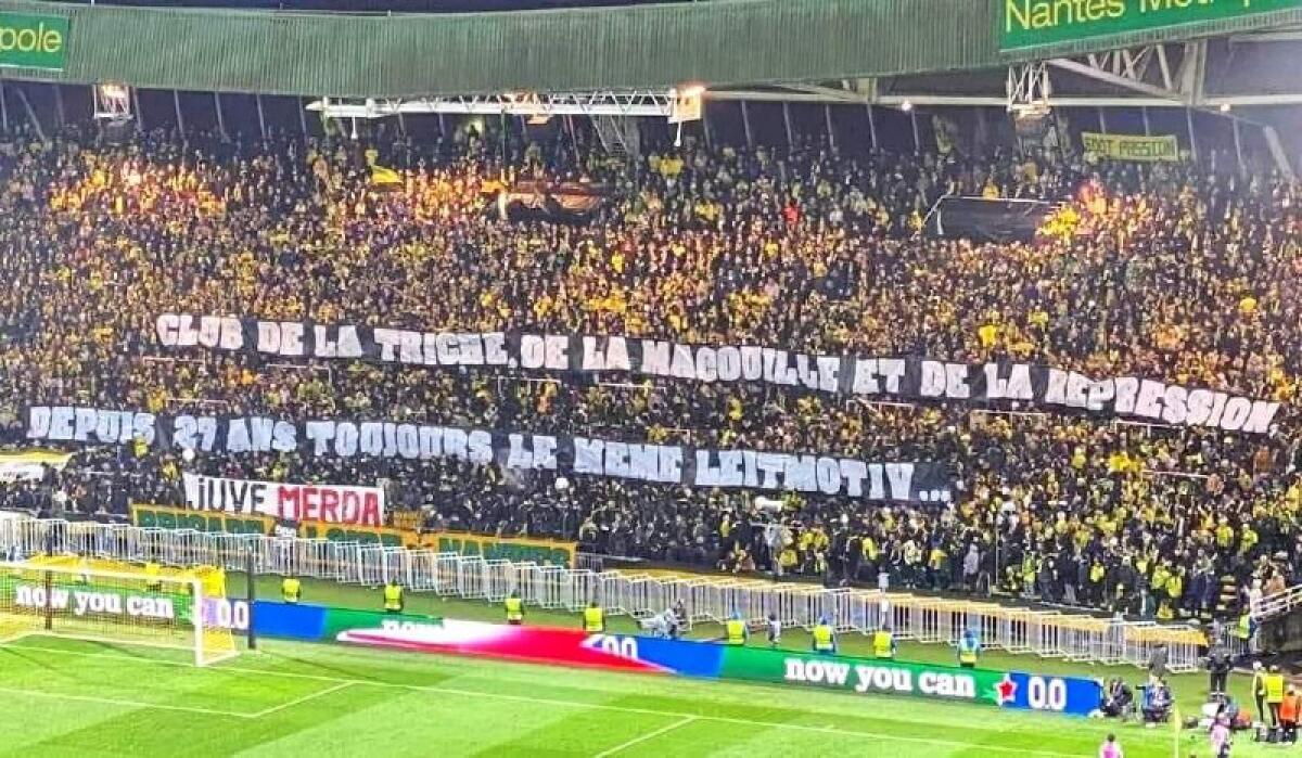 I tifosi del Nantes provocano ancora la Juventus: "Da 27 anni club di imbrogli e trucchi...Juve m**da" - 