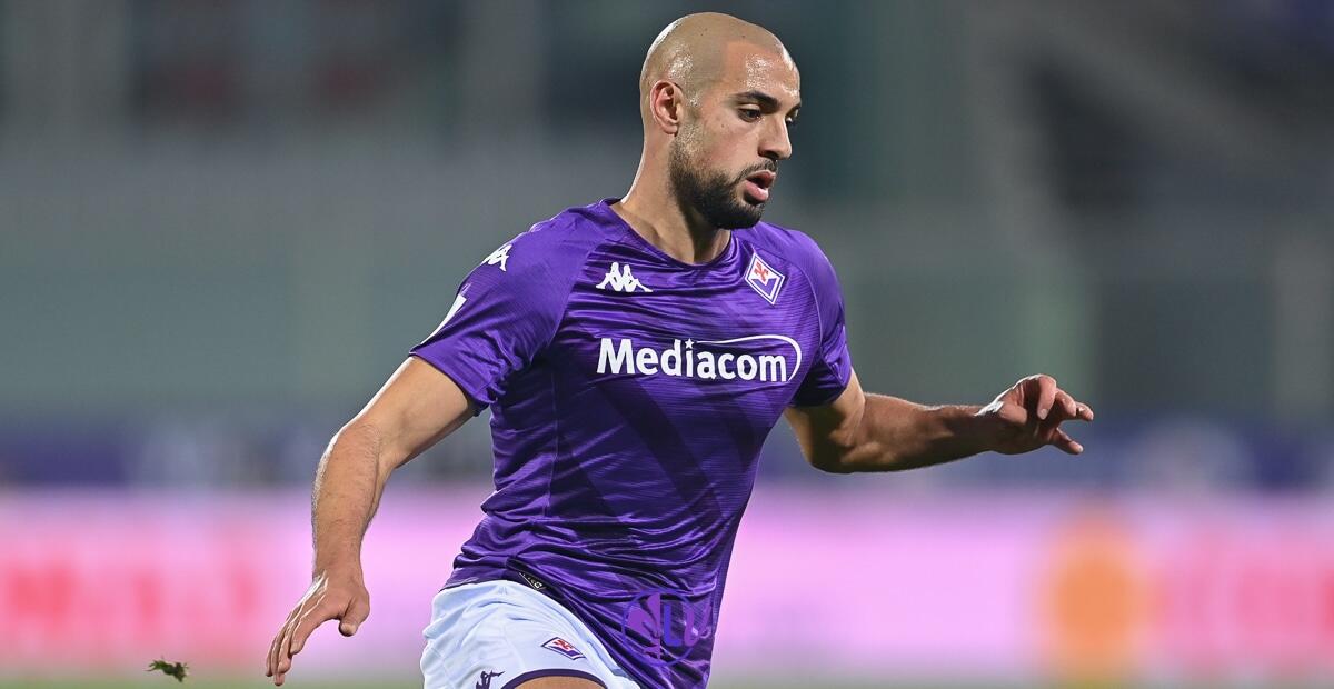 Dal Centro Sportivo: Amrabat in gruppo con la maschera protettiva. Differenziato per Sottil e Castrovilli - Firenze, stadio A.Franchi, 04.01.2023, Fiorentina-Monza, foto Lisa Guglielmi. Copyright Labaroviola.com