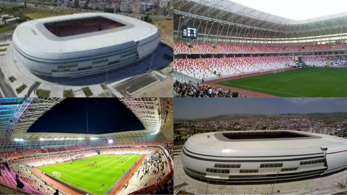 Lo stadio del Sivasspor è un vero gioiello. Costruito nel 2016, ha una capienza di 28 mila posti - 