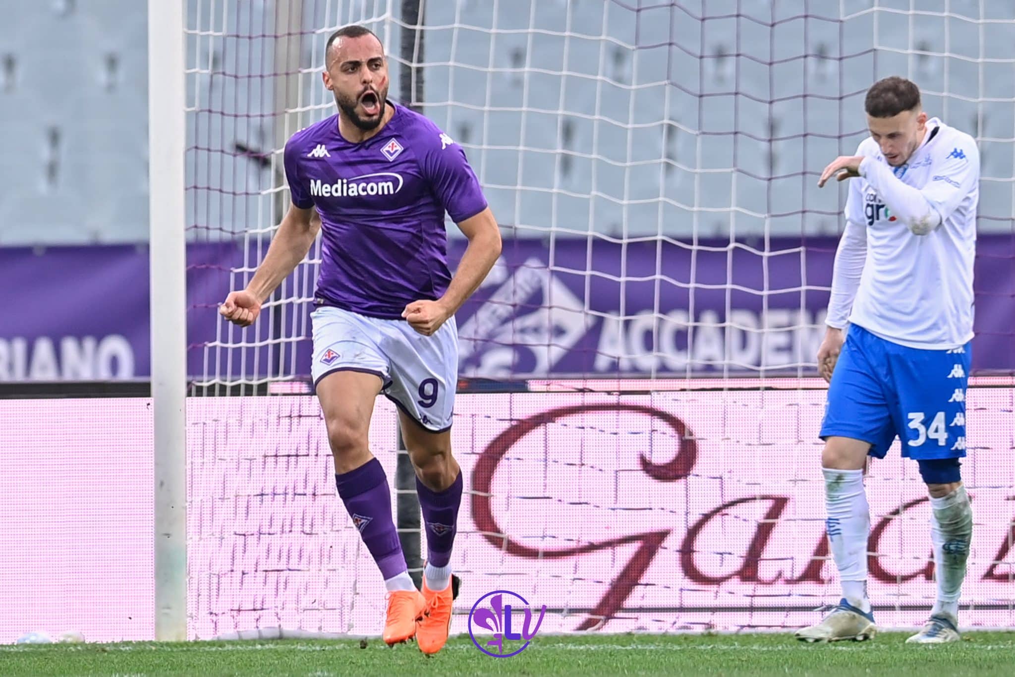 Esultanza Arthur Cabral (ACF Fiorentina)